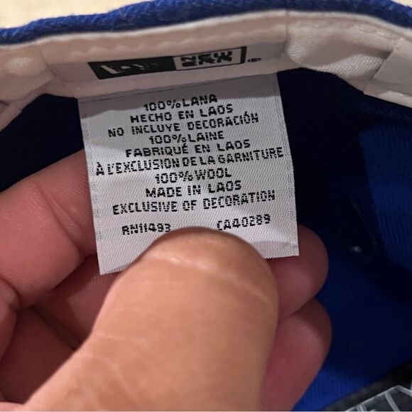 Milwaukee Brewers Blue 59fifty New Era Fitted Baseball Hat - Picture 9 of 9